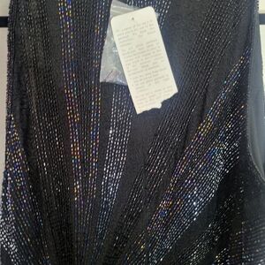 Black sequin beaded dress